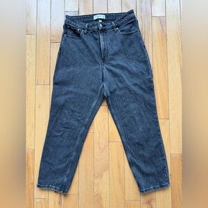 Abercrombie & Fitch | Curve Love 8S Black Women Denim Pant The Mom High Rise